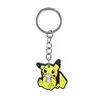 Suministrado directamente por el fabricante, Colgante de llave de Pokémon, Goma suave de PVC, Llavero para coche, Decoración de fiesta DIY, Regalo