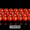 Jingde Joyería Ágata Roja Natural Cuentas Sueltas Accesorios para Joyería DIY Cuentas Redondas de Ágata Cuentas Semi-Terminadas Venta al por Mayor