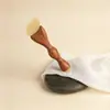 Raspador de ojos de loto pequeño de resina Zhuque Sanzhuo mejorado, bastón pequeño con forma de pezuña para aliviar los músculos faciales, peine de masaje de meridianos, sándalo