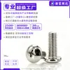 Tornillos para Máquina de Acero al Carbono Niquelado Forma de Cruz Cabeza Plana Grande Tornillos de Cabeza Plana Redonda Tipo Paraguas Negro Tornillos Pequeños Electrónicos M2M3M5M6