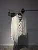 Camisa Asimétrica con Solapa de Corte Francés, Ajustada y Tridimensional, de Lyocell "Lujo Elegante y Silencioso" Coreana para Hombres y Mujeres