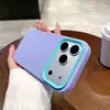 Funda Tres en Uno Color Sólido Mate Casual Adecuada para iPhone 16 Pro Max Apple 17 Teléfono Móvil 15/14 Silicona