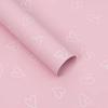 Papel de Embrulho para Buquê em Formato de Coração à Prova d'Água com Estampa Floral de Li Zhiran, Materiais de Embalagem DIY para Flores Frescas de Floricultura