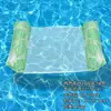 Novo produto transfronteiriço: Rede Inflável Listrada Transparente com Lantejoulas, Tubo Duplo para Entretenimento na Piscina de Verão, Boia Aquática Espessa para Uma Pessoa