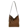 2026 Nueva Bolsa de Axila de Felpa Gamuzada para Mujer de Gran Capacidad Bolso Tote Retro de Hombro Único Bolso Cruzado de Moda Otoño Invierno para Viajes