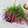 Lavanda Simulada 5 Cabezas Malla 25 Espigas de Trigo Lavanda Vainilla Decoración Pastoral Decoración Exterior Simulada Venta al por Mayor Transfronteriza