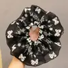 Elástico de Cabelo Borboleta Flor Tecido Super Fada, Cordão de Cabelo Doce Menina da Floresta Coração, Acessórios de Cabelo Gentis e de Alta Qualidade