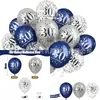 Conjunto de balões decorativos de festa com estampa de número de aniversário mais vendido internacional para decoração de cerimônia de 18º aniversário Balões