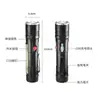 Linterna de Exterior de Alto Brillo en Stock, Multifuncional Recargable por USB con Zoom T6 Luz de Largo Alcance con Imán y Clip para Bolígrafo, Linterna Cob