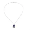 Películas y TV europeas y americanas periféricos The Vampire Diaries anti-luz diurna plata chapada Catherine collar de piedra natural fabricantes venta al por mayor directa