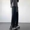 Otoño/Invierno 2026 Ropa Urbana Americana Estilo Funcional Pantalones Largos Rectos con Cordón Unisex Hip Hop Sueltos Versátiles Casuales