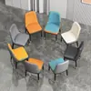 Silla de Comedor Estilo Minimalista Moderno, Silla para Mesa de Comedor de Restaurante, Respaldo Suave, Silla de Ocio para Jugar Mahjong, Silla para Mesa de Comedor del Hogar