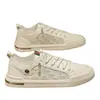 Zapatos Populares para Hombre 2026 Nuevos Zapatos Casuales Planos Transpirables de Verano Zapatos Casuales de Cuero Slip-On Zapatos Versátiles de Trabajo de Moda
