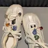 Hebilla de Piedra Mineral Nueva Estilo Coreano para Cordones Colgante Decorativo de Joya para Zapatos Hebilla Decorativa Retro Personalizada para Tenis
