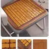 Cojín de estera de verano cojín de silla transpirable verano oficina computadora coche sofá mahjong estera de bambú corte de pelo estudiante