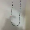 Collar con colgante de pétalo de nicho centrado en el diseño con cuentas para mujer 2026 nuevo estilo cadena de clavícula de lujo ligero