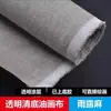 Lienzo de revestimiento mezclado de lino de grano fino a medio, lienzo con acabado de lino para lluvia, material para pintura, tela para pintar al por mayor