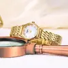 Mia Watch Atacado Moda Langjia Luya Relógio Feminino High-End Dourado Romano Relógio de Quartzo Entrega Sem Costura