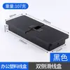 Caja de Gestión de Cables para Escritorio de Oficina Caja de Cables Rectangular de Plástico con Tapa abatible Cubierta de Agujero Pasacables para Computadora Caja Cuadrada de Cables para Escritorio