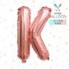 Globos de Papel de Aluminio Delgados con Letras del Alfabeto Inglés A-Z Versión Americana de 16 Pulgadas (40 cm) Decoración para Fiesta de Cumpleaños