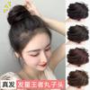 Online celebridade bola cabeça peruca anel peruca feminina cabelo real fofo flor brace cabelo curler fofo peruca saco de peruca antigo acessórios de cabelo antigo