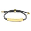 Pulsera de Acero Inoxidable en Blanco para Grabado Láser Transfronterizo Regalo Navideño Pequeño Regalo Promocional Pulsera Tejida