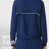 Nueva Sudadera Holgada Adelgazante de Primavera/Verano para Mujer, Casual de Manga Larga con Cuello Alto, Versátil Chaqueta Cardigan con Cremallera, Chaqueta de Yoga
