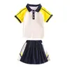 Roupas de Jardim para Creche Roupas de Primavera e Outono Roupas de Classe Infantil Conjunto de Duas Peças Uniforme Escolar Tênis Esportivo de Outono Reunião Esportiva de Alunos do Ensino Fundamental Tendência