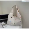 Bolso tipo chaleco de un solo hombro, Bolso de mano de gran capacidad, Nuevo bolso de lona casual personalizado 2024, Bolso de axila para estudiante