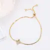 Pulsera de Trébol de Cuatro Hojas para Mujer Estilo Japonés y Coreano Personalidad Sencilla Pulsera de Estudiante Mori para Novia Regalo de Cumpleaños En Stock