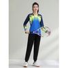 Camiseta de manga larga para bádminton de Otoño e Invierno, uniforme para hombre y mujer, camiseta de equipo de secado rápido, traje de uniforme de tenis de mesa para niños, impresión