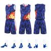 Ropa de equipo de entrenamiento para estudiantes universitarios, compra grupal, chaleco de baloncesto de moda para adultos, traje de verano para hombre