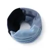 Nuevo Calentador de Cuello de Punto de Lana Australiana Bloque de Color para Hombres y Mujeres, Protector de Cuello Frío y Cálido, Bufanda Pequeña para Cuello