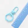 Libro de colores anillo de aleación mascota hebilla de langosta más anillo de tarjeta llavero llavero hebilla de perro hebilla de gancho caja de hardware hebilla de bolsa