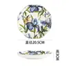 Taza de Cerámica con Flor Esmaltada Estilo Retro para Té de la Tarde Juego de Tazas de Cerámica Souvenir de Alta Gama Regalo de Inauguración