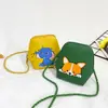 Mini bolsa 2021 Bolsa infantil fofa com estampa de grafite Bolsa transversal Princesa pequena bolsa transversal com desenho animado Bolsa feminina