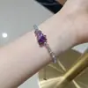 Nuevo Pulsera de Cristal Natural Mixto de Piedra Irregular Más Vendida de Amazon para Mujeres, Pulsera Hecha a Mano de Cuarzo Rosa