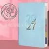 Planificador de Horarios 2027 Libro de Calendario Inglés Transfronterizo Libro de Calendario 2026 Versión Inglesa Calendario Español Portugués