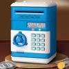 Cofrinho Infantil com Desbloqueio por Senha Criativo, Rolo Automático de Dinheiro, Grande Capacidade para Depósito e Saque, Mini Cofre Brinquedo