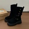 Botas de Motociclista Martin de Moda de Doble Uso para Mujer, Nuevo Estilo Otoño e Invierno 2025, Botines Cortos de Suela Gruesa para Aumentar la Altura para Mujeres Bajitas