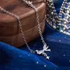 Collar Mariposa Meteoro Moda Femenina Lujo Ligero Diseño de Nicho Temperamento Dulce Exquisito Cadena para Clavícula Borla