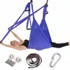 Hamaca de yoga aéreo con postura de yoga invertida, función de rotación, HAMACA DE YOGA, juego completo con placa de suspensión y correa de extensión.