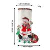 Hong Kong amor cross-border linho grande meia de Natal cerca saco de presente de Natal árvore de Natal pendurado saco de doces decorações