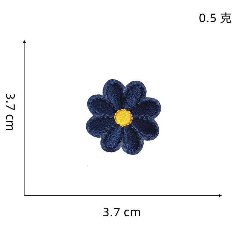 藏青花布贴
