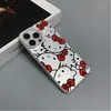 Capa de Celular Desenho Fofo Hello Kitty Apple 18Promax Anti-Queda Criativa Protetora Atacado