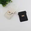 Portatarjetas Estilo Coco Chanel Acolchado de Diamantes con Hebilla Funda para Teléfono Portatarjetas Funda Protectora