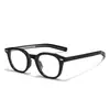 Armazón de Gafas para Miopía Personalizado Remachado Retro Tr90 para Hombres y Mujeres 8653 Simple y de Moda Gafas Planas con Pin Anti-Luz Azul
