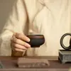 Conjunto de Chá Artesanal Roxo Retrô, Xícara de Chá com Lâmina Saltitante, Xícara do Anfitrião, Xícara do Convidado, Xícara Pequena de Arhat, Conjunto de Chá Cerâmico, Uso Doméstico Chá Gongfu