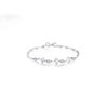 Pulsera de Plata Esterlina Ginkgo Diseño Nicho Ins Pulsera de Alta Gama Regalo para Novia Día de la Diosa Cumpleaños Pareja