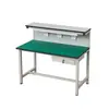 Mesa de Trabajo Iluminada de Doble Capa Antiestática Taller Libre de Polvo Línea de Ensamblaje Mesa de Trabajo de Inspección Mesa de Mantenimiento Mesa de Operación Experimental